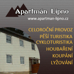 Unterkunft:
Apartment Lipno 2 Ferienwohnungen für Familien mit Kinder u Gruppen Urlaub bis 14 Personen.